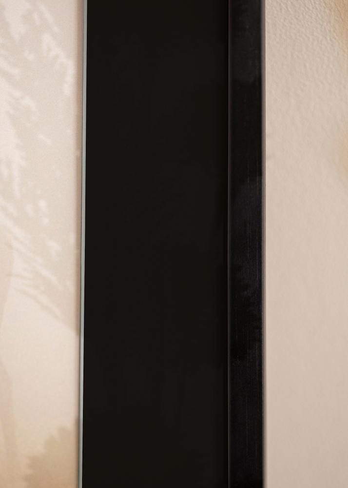 Cadre Galant Noir 40x50 cm - Passe-partout Noir 27,5x37 cm