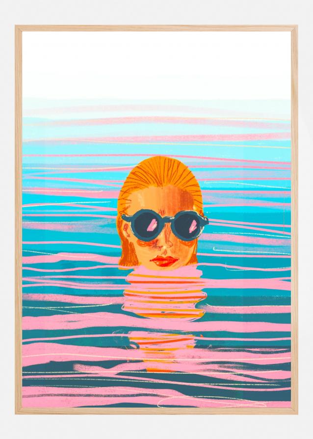 Ocean swim Poster