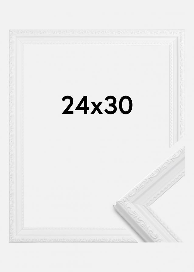 Cadre Abisko Verre Acrylique Blanc 24x30 cm