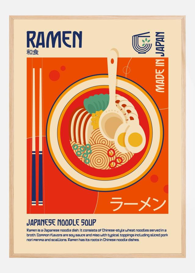 Ramen Japanese Food Print Poster