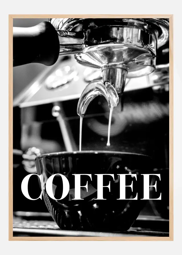 Coffee Text Poster