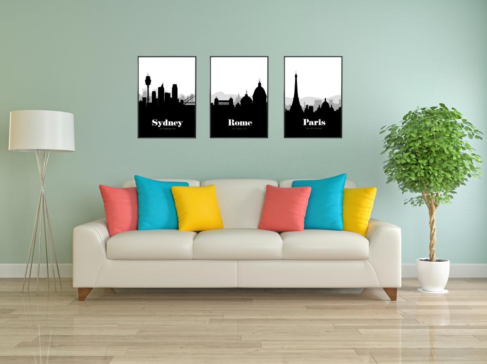 Paris Skyline Poster