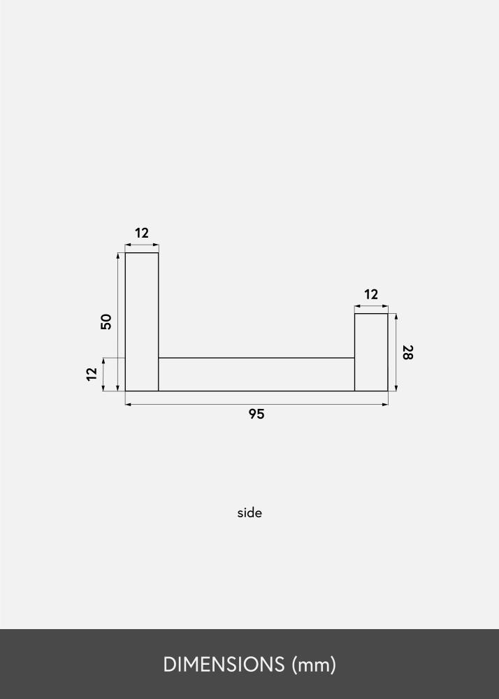 Étagère porte-cadres Blanc 110 cm