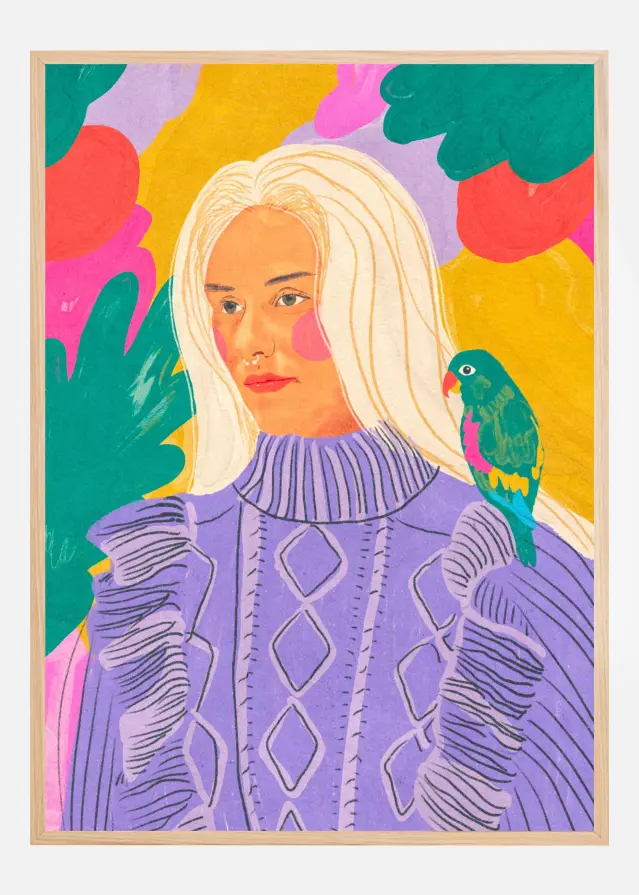 Parrot owner Poster