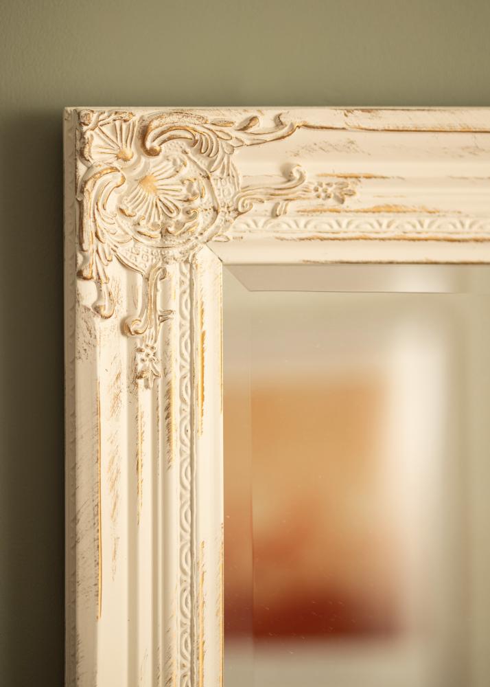 Miroir Antique Blanc 62x82 cm