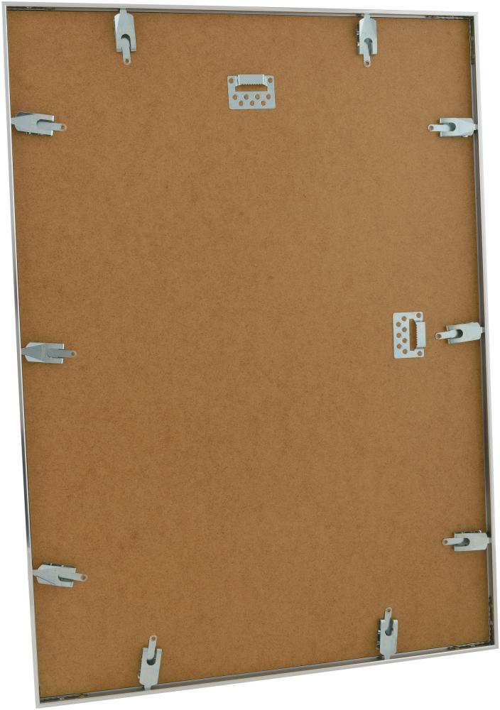 Cadre Nielsen Premium Alpha Brillant Argent 60x90 cm