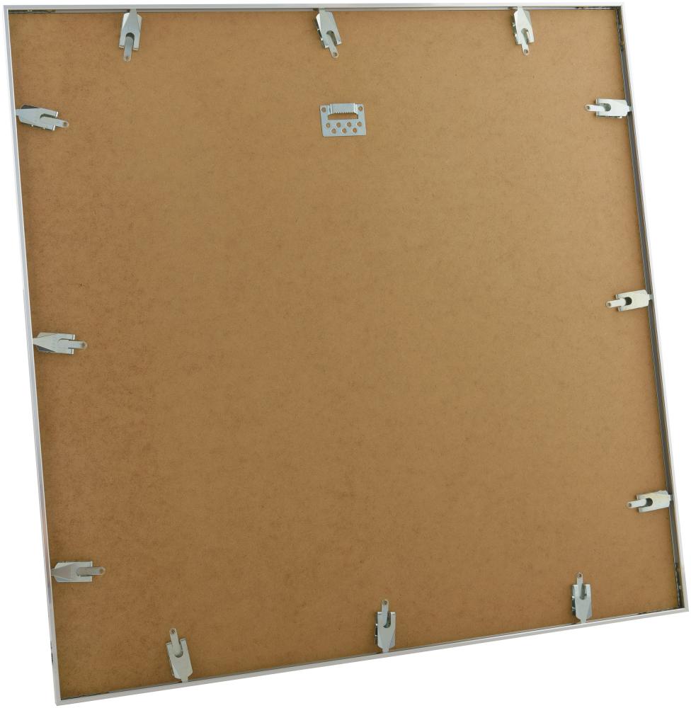 Cadre Nielsen Premium Alpha Brillant Argent 70x70 cm