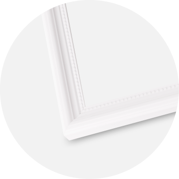 Cadre Gala Blanc 40x50 cm - Passe-partout Blanc 29,7x42 cm (A3)