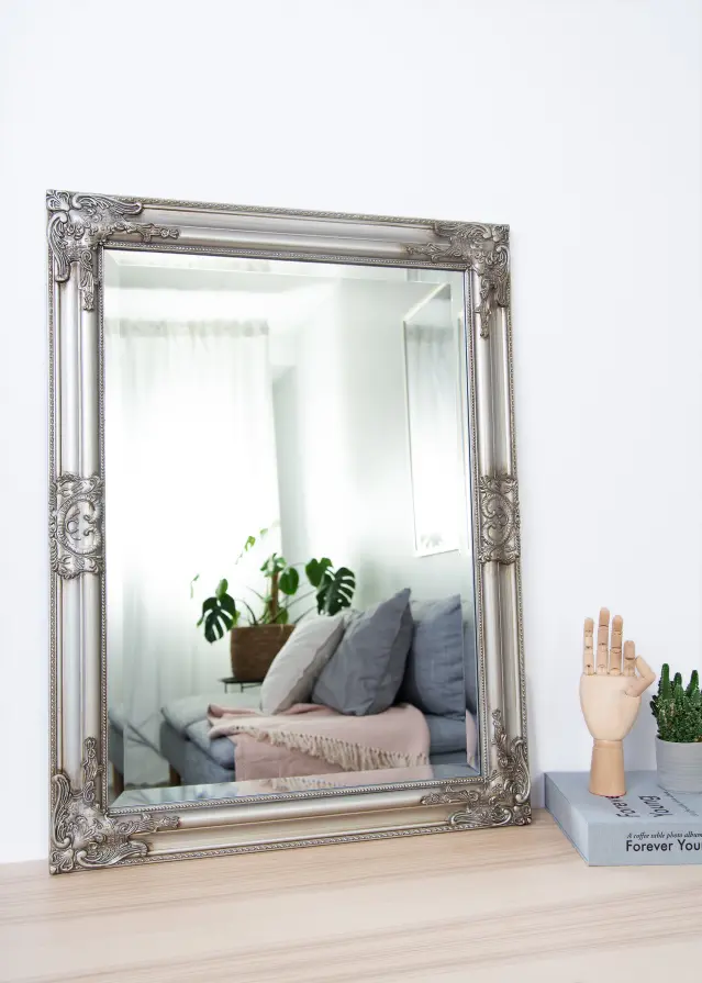 Miroir Bologna Argent 62x82 cm