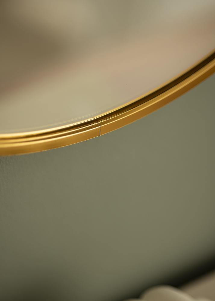 KAILA Miroir Rond - Edge Or diamètre 40 cm