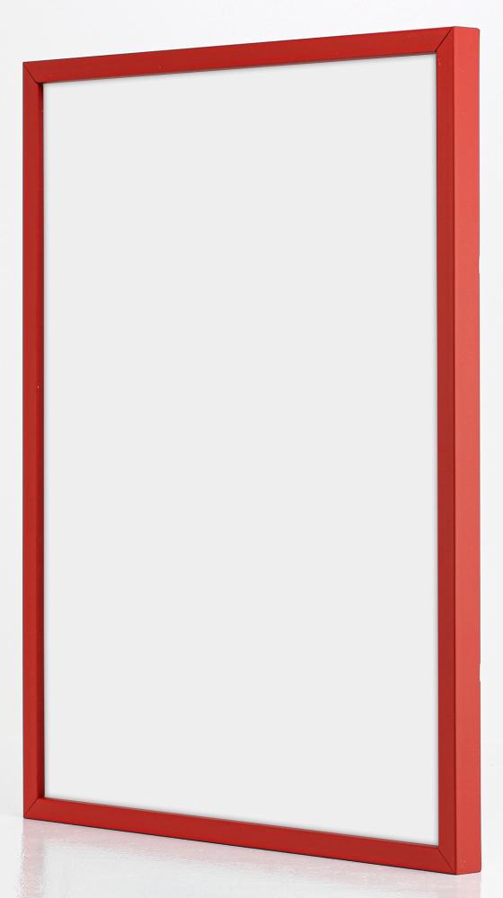 Cadre E-Line Rouge 70x100 cm - Passe-partout Blanc 62x93 cm