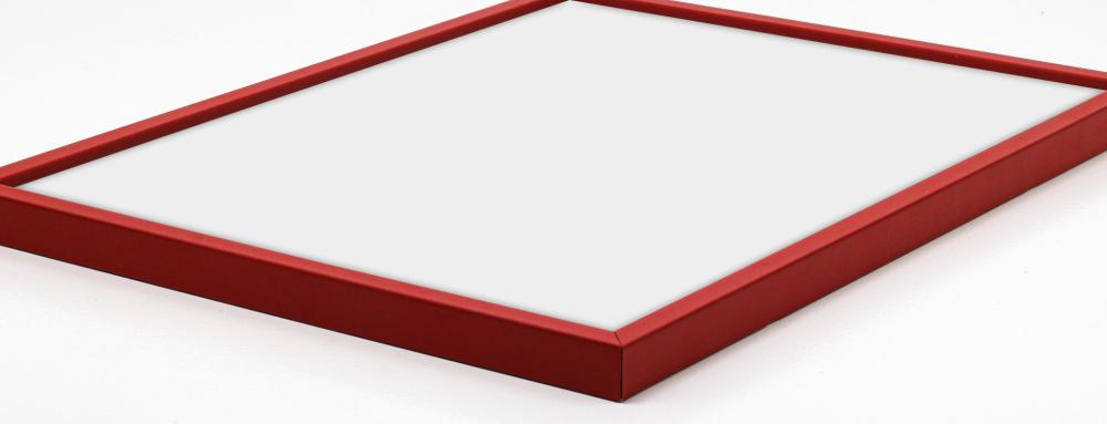 Cadre E-Line Rouge 70x100 cm - Passe-partout Blanc 62x93 cm