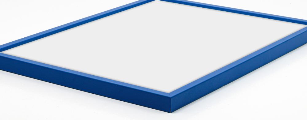 Cadre E-Line Bleu 70x100 cm - Passe-partout Blanc 62x93 cm