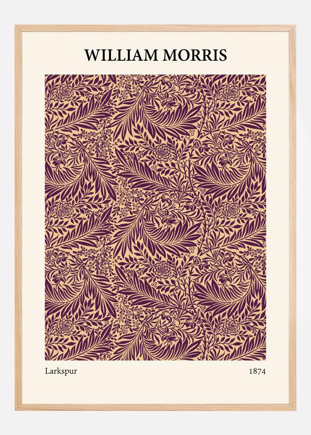 William Morris - Larkspur 6 Poster