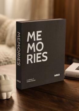 KAILA MEMORIES Black/White - Coffee Table Photo Album (60 Pages Noires)