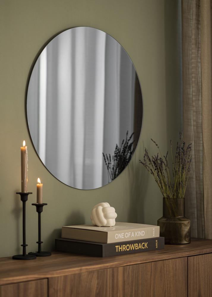 KAILA Miroir rond Smoked Grey diamètre 70 cm