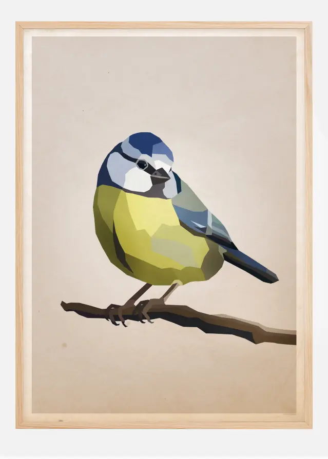 Blue tit Poster