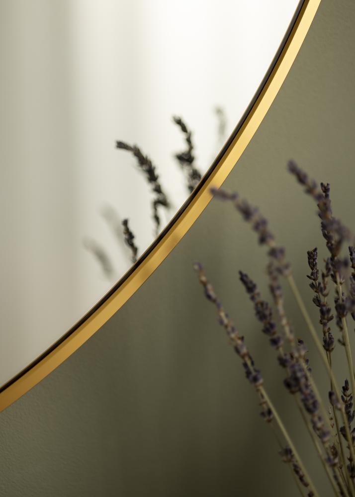 KAILA Miroir rond Edge Gold diamètre 90 cm