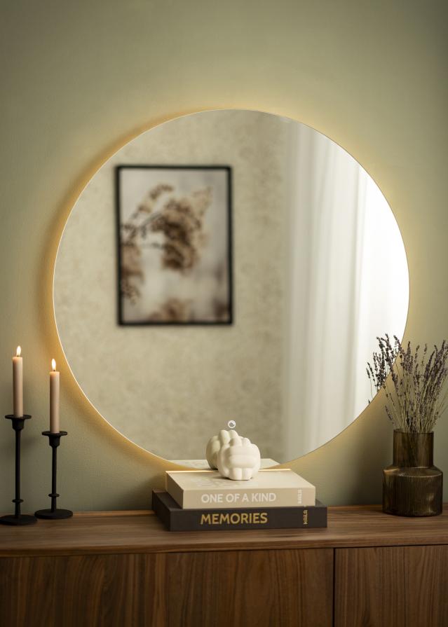 KAILA Miroir LED diamètre 90 cm