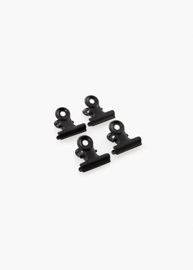 KAILA Poster Clip Black 20 mm - 4-p