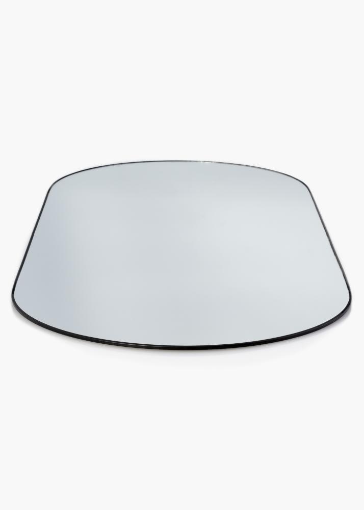 Oval Mirror Jersey - Thin Black 35x80 cm