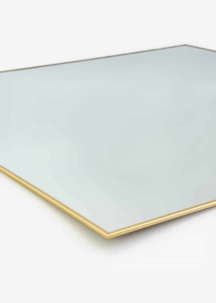 KAILA Square Mirror - Thin Brass 80x80 cm