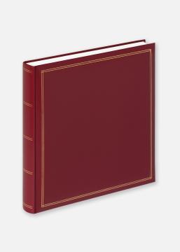 Monza Album Classic Rouge - 34x33 cm (60 pages blanches / 30 feuilles)