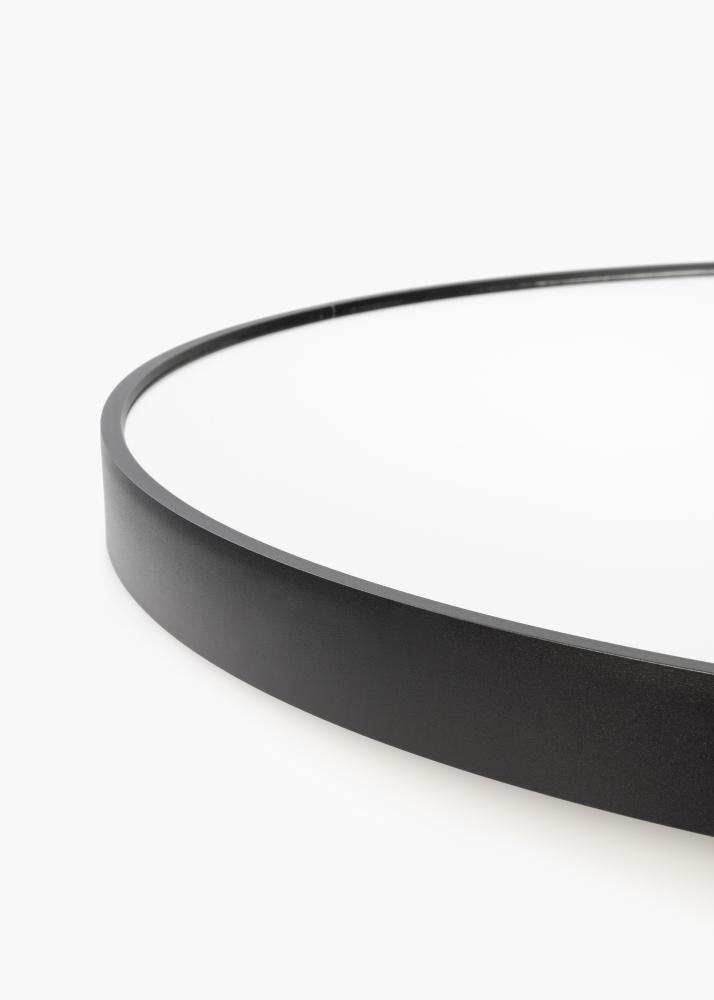 KAILA Miroir rond Edge Black diamètre 100 cm