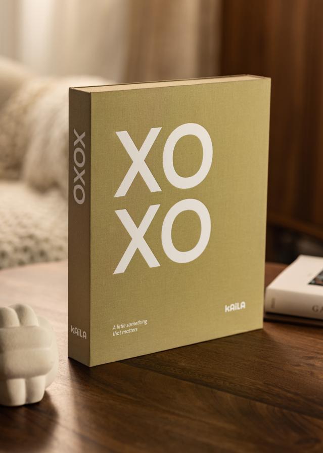 KAILA XOXO Vanilla - Coffee Table Photo Album (60 Pages Noires / 30 Feuilles)