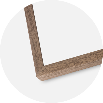 Cadre Soul Walnut Veneer 50x60 cm - Passe-partout Blanc 37x46 cm