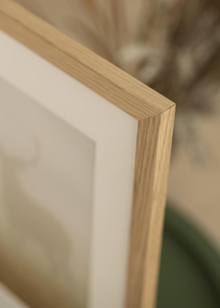 Cadre Oak Wood 40x50 cm - Passe-partout Blanc 30x40 cm