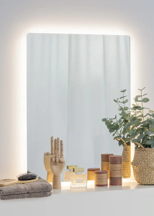 KAILA Miroir Soft Edges LED 60x80 cm