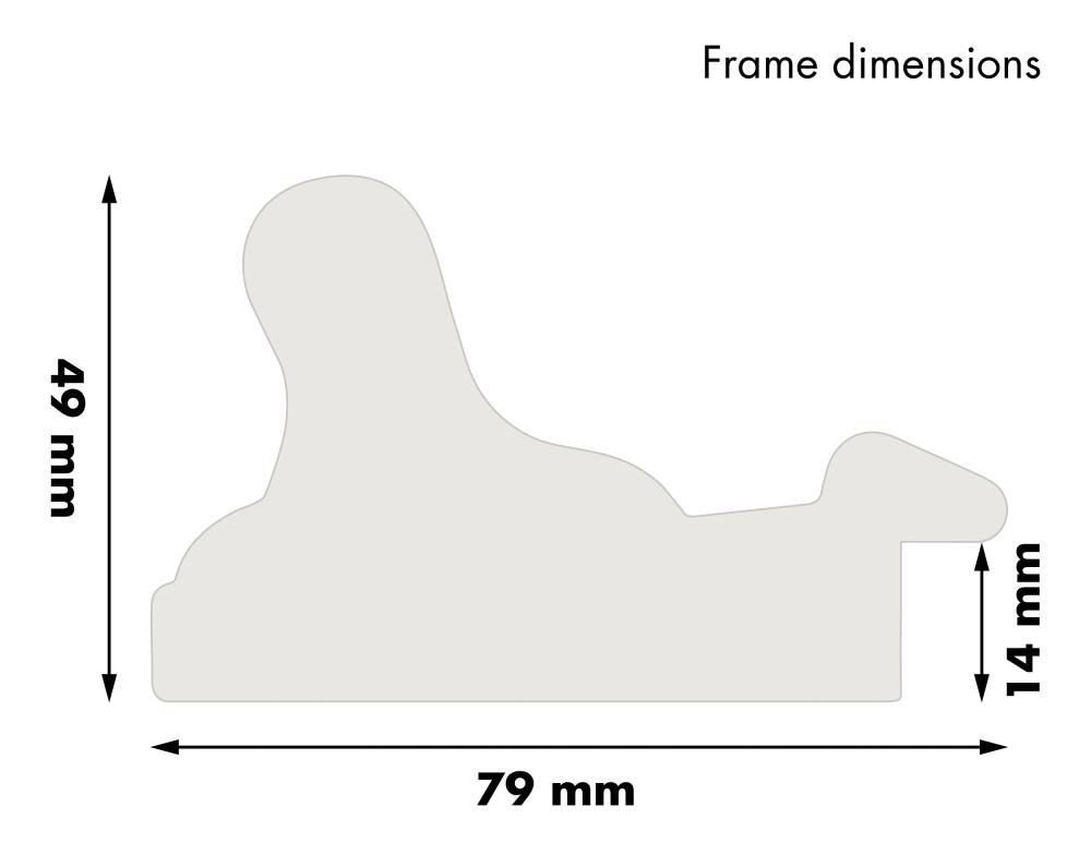 Miroir Birka Or - Propres mesures