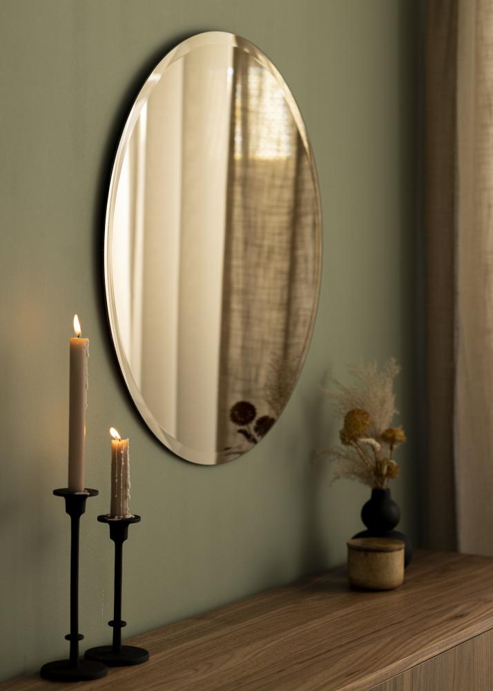 KAILA Miroir rond Dark Bronze Deluxe diamètre 70 cm