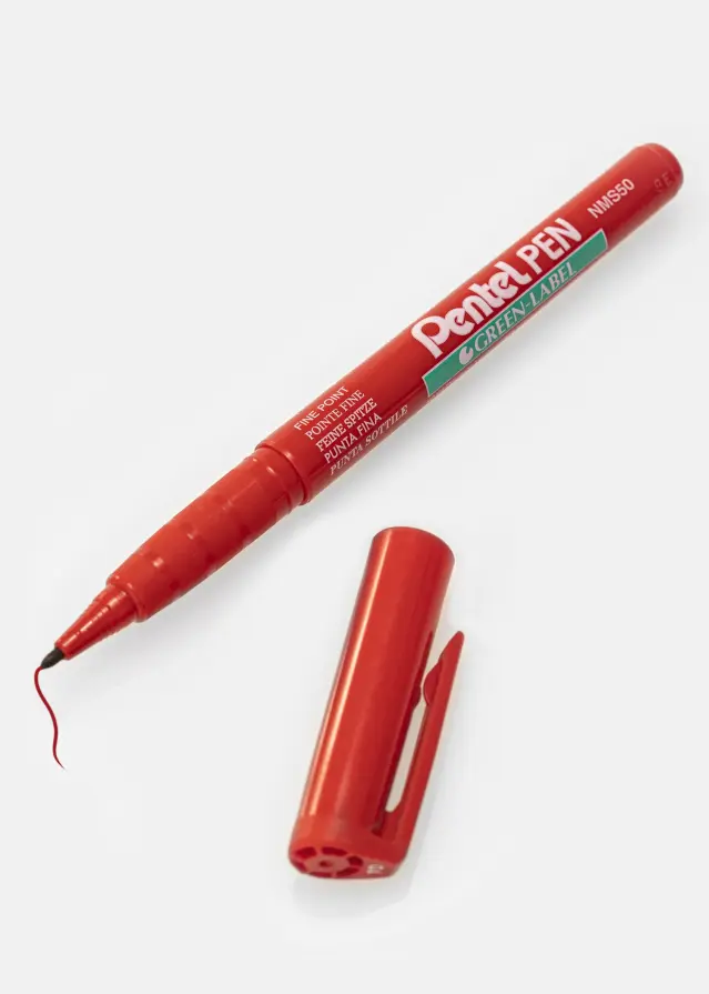 Pentel NMS50-B - Rouge Stylo pour album - 1 mm