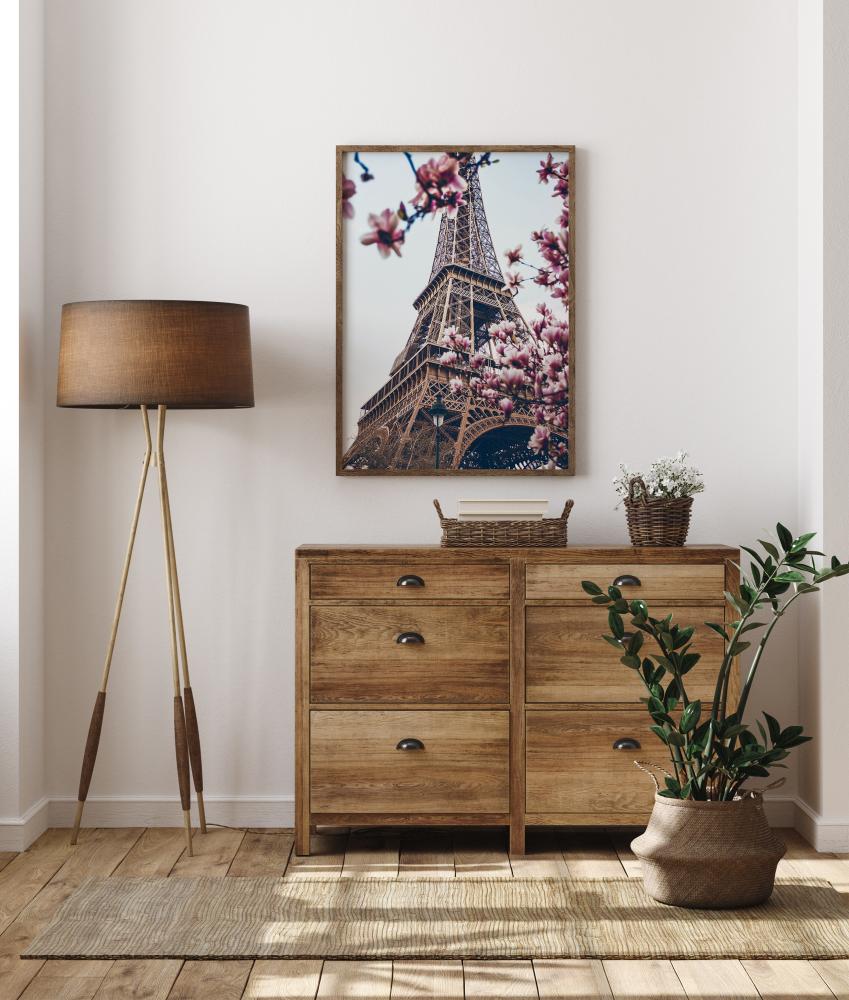 Eiffel Tower Blossoms Poster