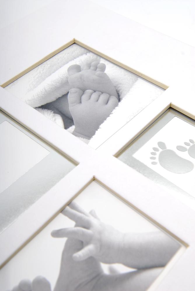 Little Foot Album Blanc gris - 28x30,5 cm (60 pages blanches / 30 feuilles)