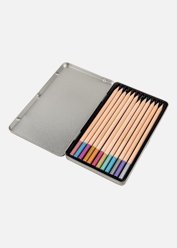 PAC Set de stylos Metallic - 12 PCS