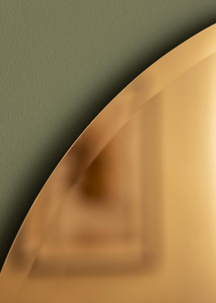 KAILA Miroir rond Rose Gold Deluxe diamètre 70 cm