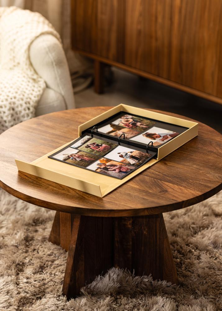 KAILA HI LITTLE ONE Yellow - Coffee Table Photo Album (60 Pages Noires)