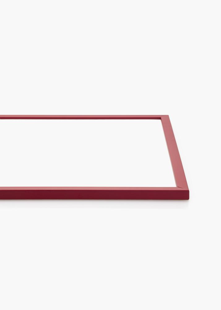 Cadre Edsbyn Rouge 40x50 cm - Passe-partout Blanc 29,7x42 cm