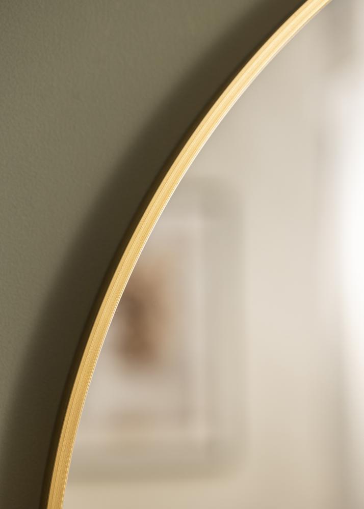 KAILA Miroir rond Edge Gold diamètre 80 cm