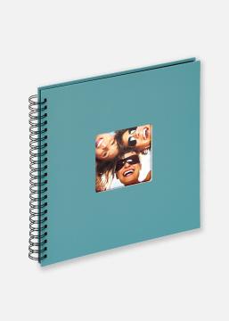 Fun Album spirale Turquoise - 30x30 cm (50 pages noires / 25 feuilles)