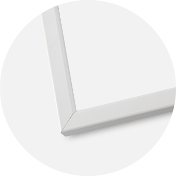 Cadre Galant Blanc 15x20 cm - Passe-partout Blanc 11x15 cm