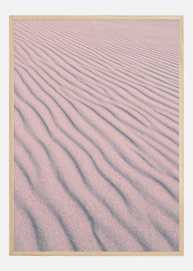 Pink Sandy Waves Poster