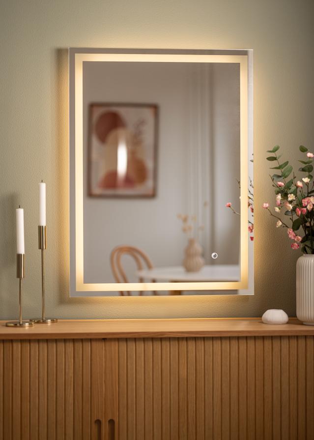 KAILA Miroir Rectangle LED 60x80 cm