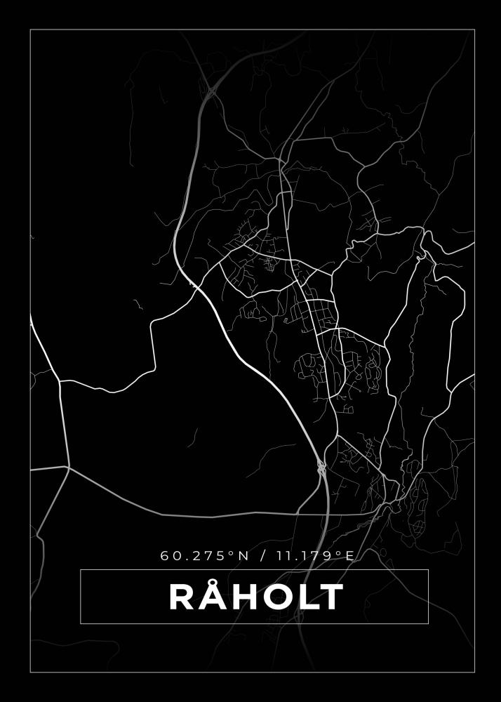 Map - Råholt - Black