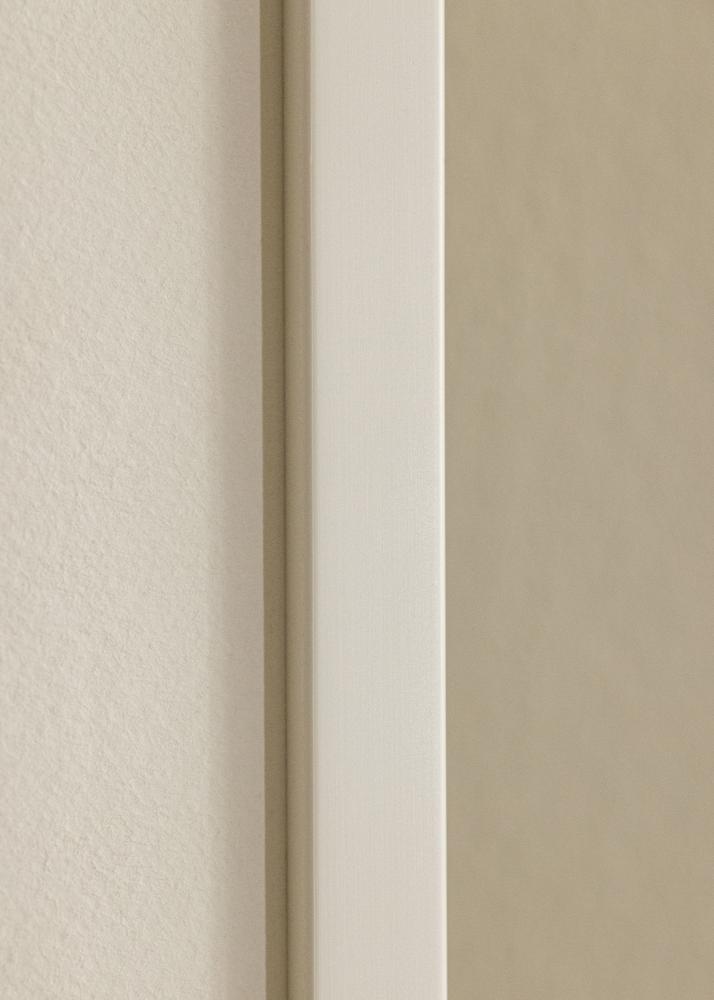 Cadre E-Line Blanc 70x100 cm - Passe-partout Blanc 62x93 cm