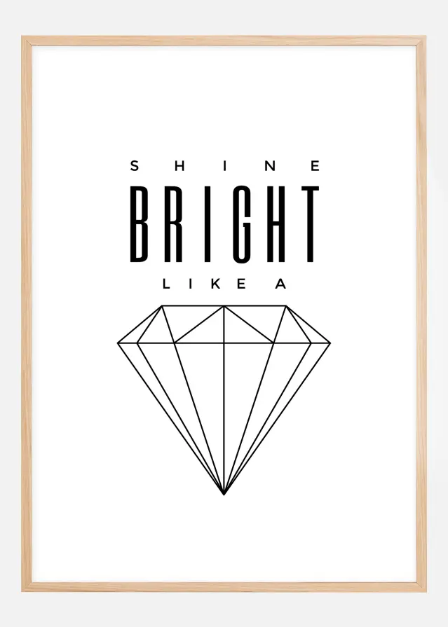 Shine Bright like a diamond Poster