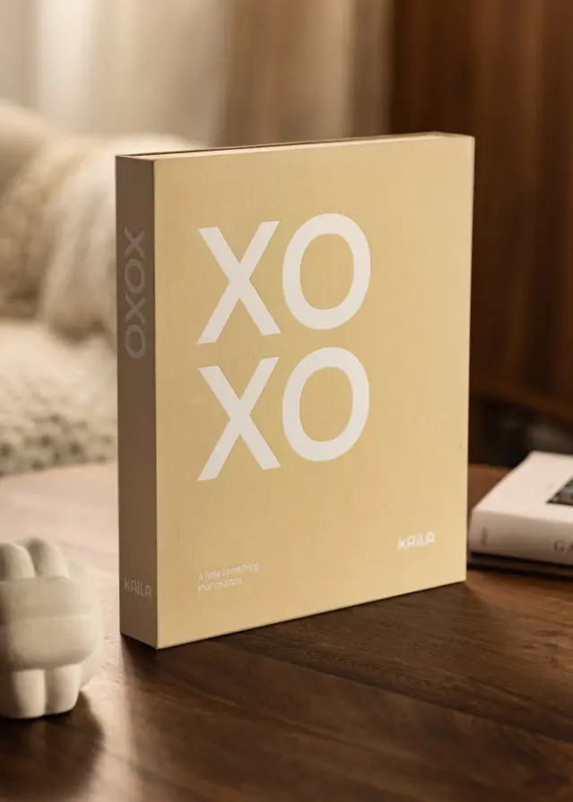 KAILA XOXO Nude - Coffee Table Photo Album (60 Pages Noires / 30 Feuilles)